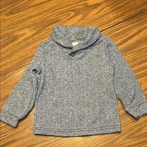 Carter's Blue Sweater with Cowl Neck and Balloon Sleeves